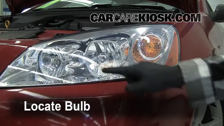2007 Pontiac G6 3.5L V6 Éclairage Feux de croisement (remplacer l'ampoule)
